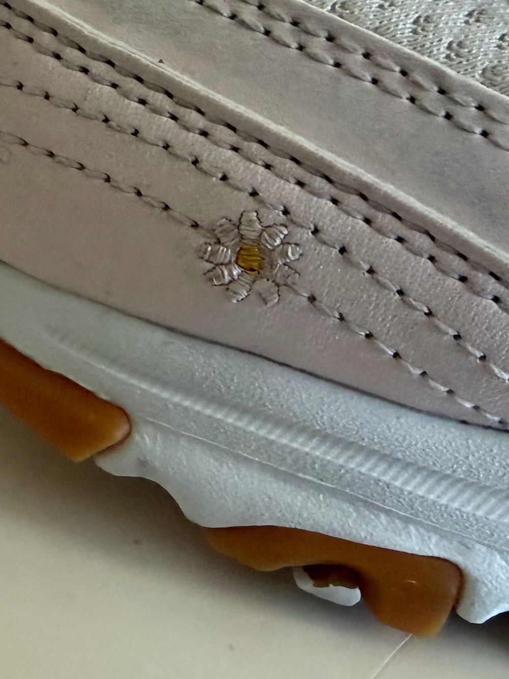 Skechers Women's Light Pink Floral Embroidered Memory Foam Sneaker - Picture 6 of 10